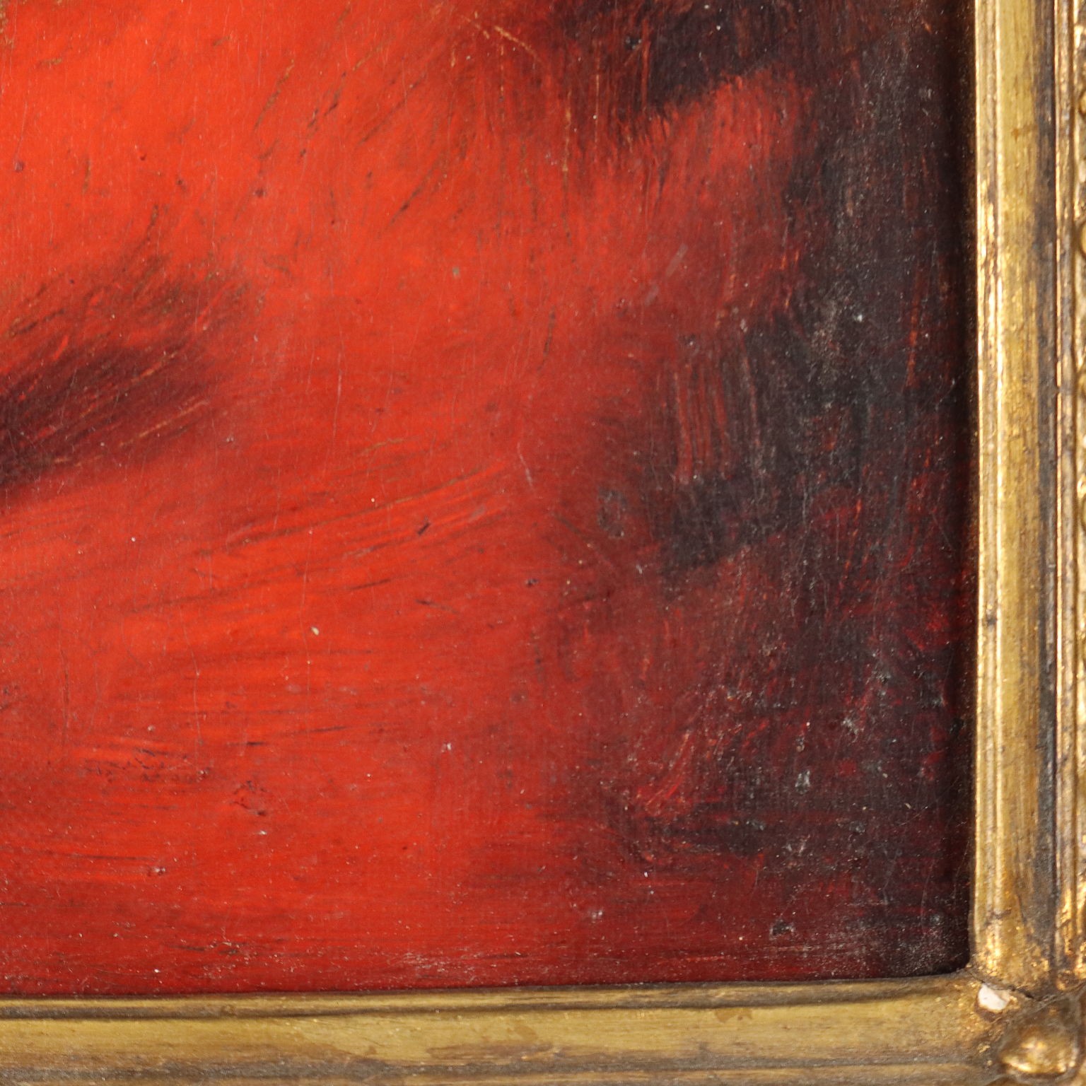 Antique Painting Attributed to Jean-Jacques Henner Portrait of a Woman