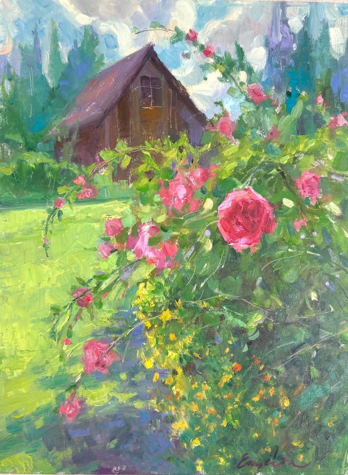 Rural landscape Art, oil painting original, WA landscape, impressionism art