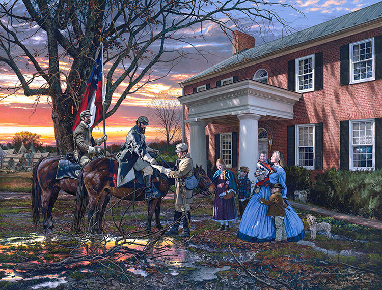 Evening Orders in Strasburg – By John Paul Strain – Signed Studio Canvas Giclée