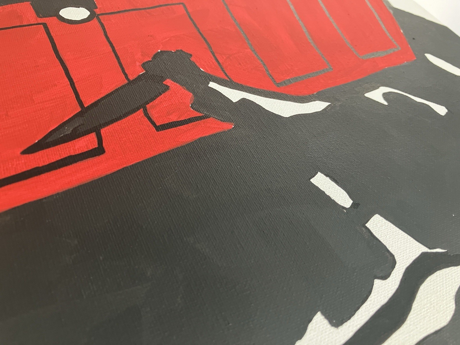 11×14 Halloween PAINting Michael Myers Psycho 70s retro horror THE FORM