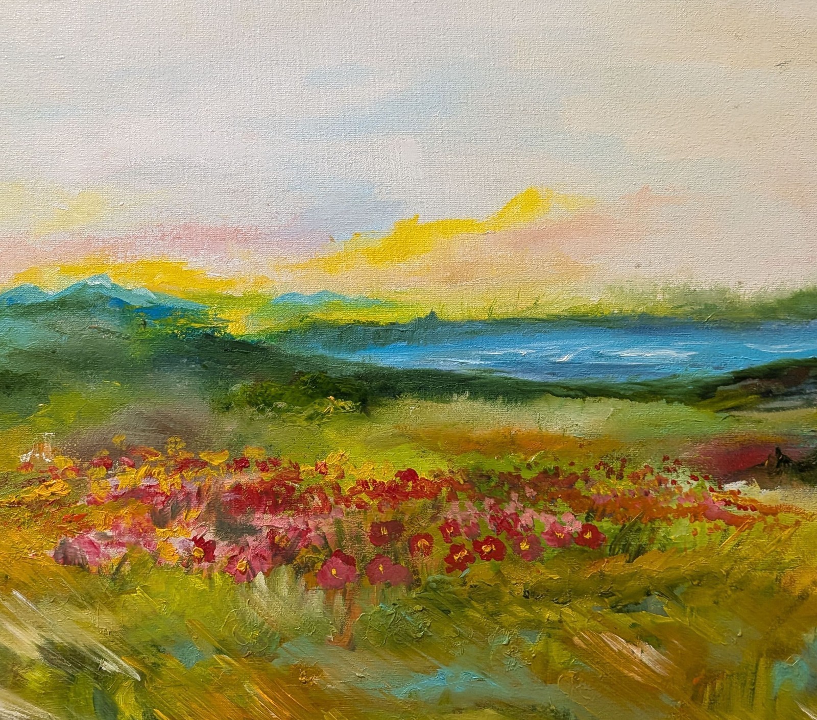 art 729 original painting oil on canvas 40×60 cm (15.74×23.62 in) – Landscape