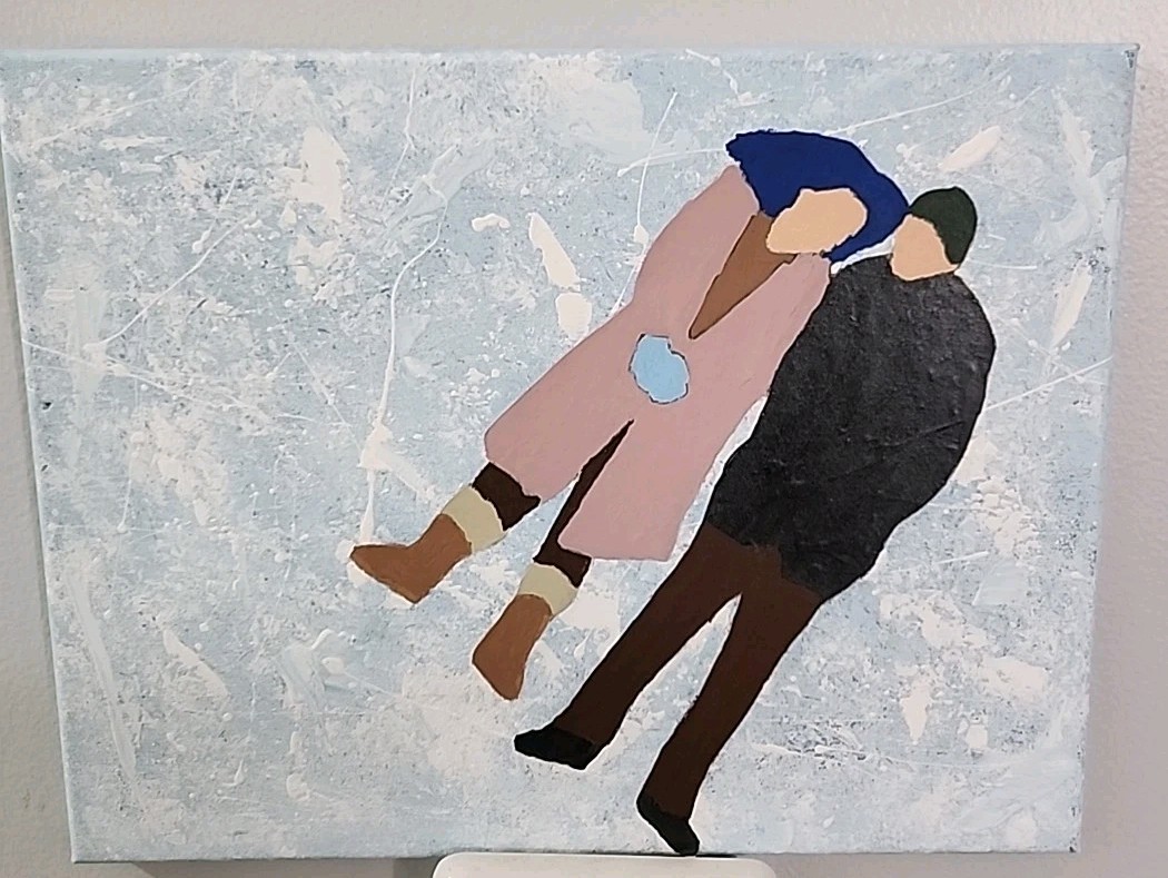 eternal sunshine of the spotless mind Acrylic painting on Unframed Canvas 11×14