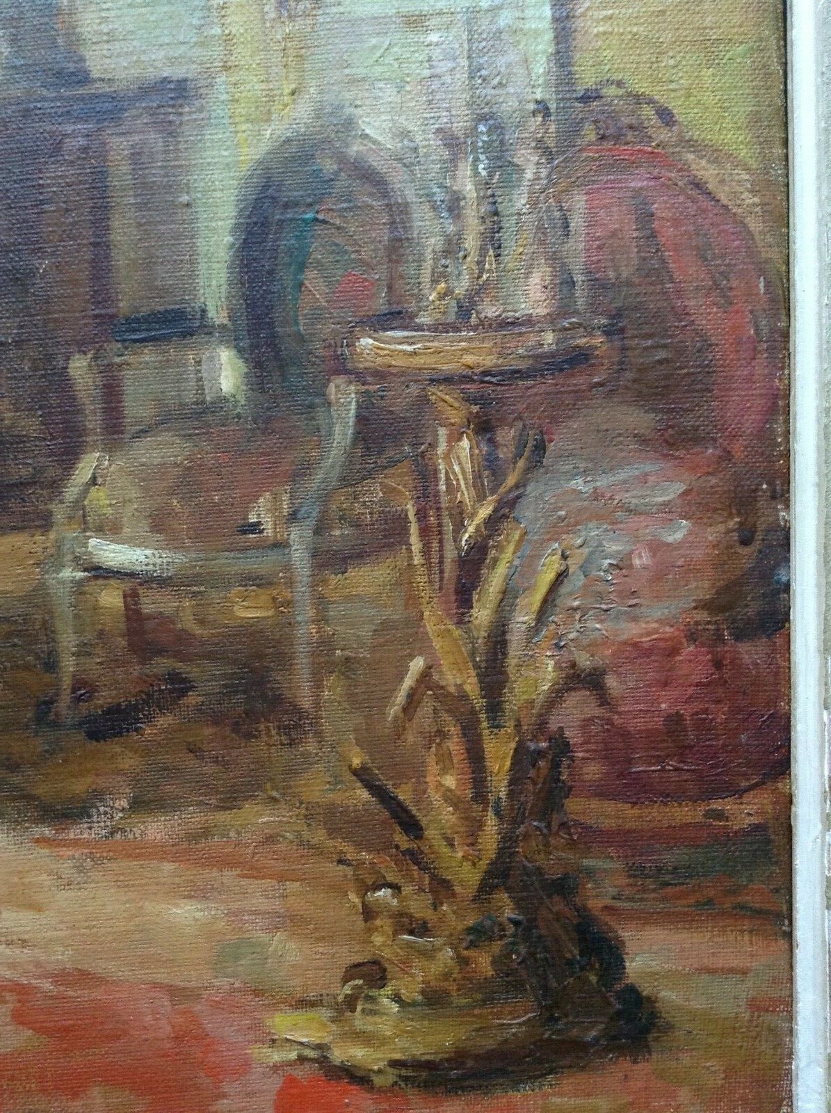 EDOUARD VUILLARD SIGNED IMPRESSIONIST OIL ON CANVAS c.1904 – PARISIAN INTERIOR