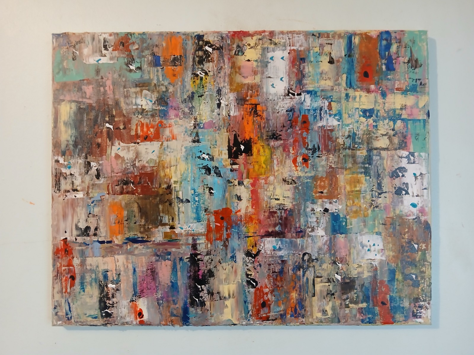 original abstract acrylic painting on canvas