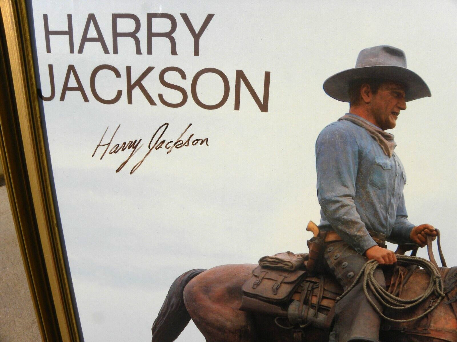 Harry Jackson 1924-2011 signed poster important Western American artist