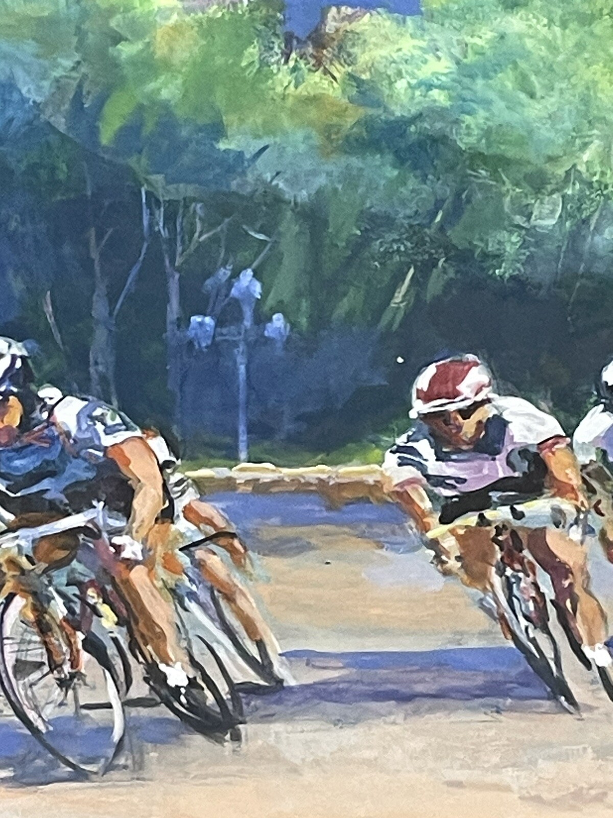 JAMES JIM RYON (Missouri 1935-2016) Kansas City Original Acrylic on Art Board