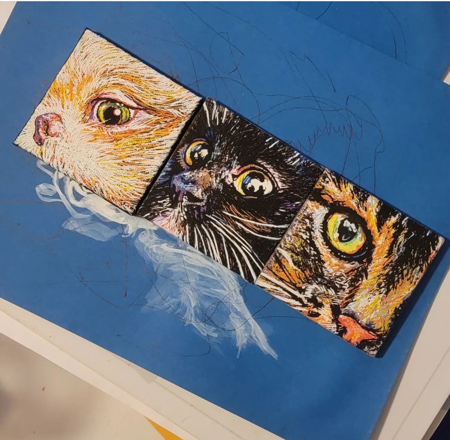Amazing Custom Pet Portrait – 12″x16″x.5″ – Archival Canvas