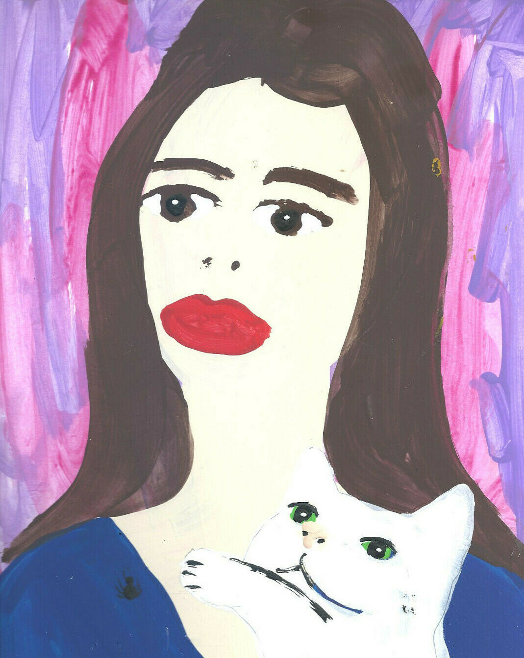 Trisha with Nixon by William Mayer new york artist surreal impressionist