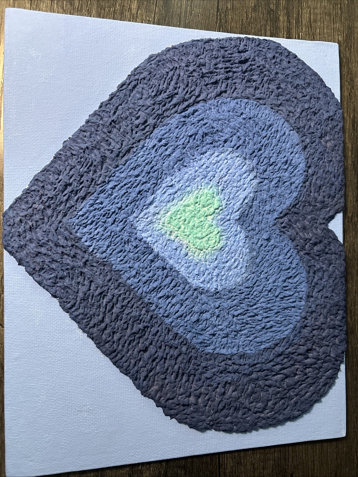 “shades Of Blue” Hand Painted Picture By Savanna Grace