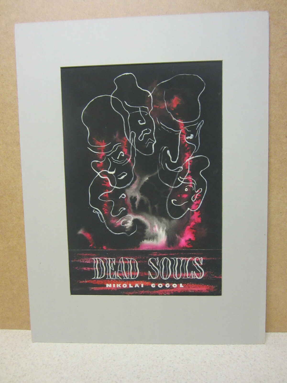 PROTOTYPE ADVERTISING ART PAINTING NYE PHARR DEAD SOULS NIKOLAI GOGOL
