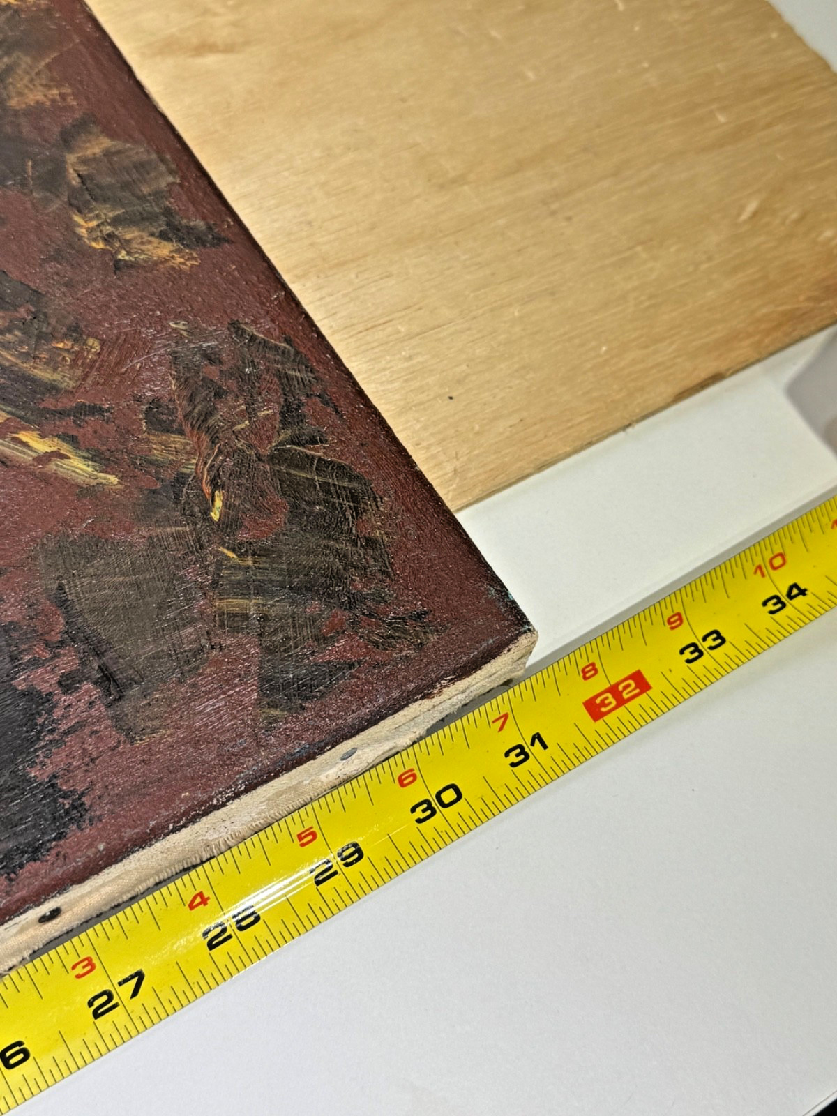 Original Vintage Early 1970s MCM Art Painting | Heavy Pallet Knife & Texture