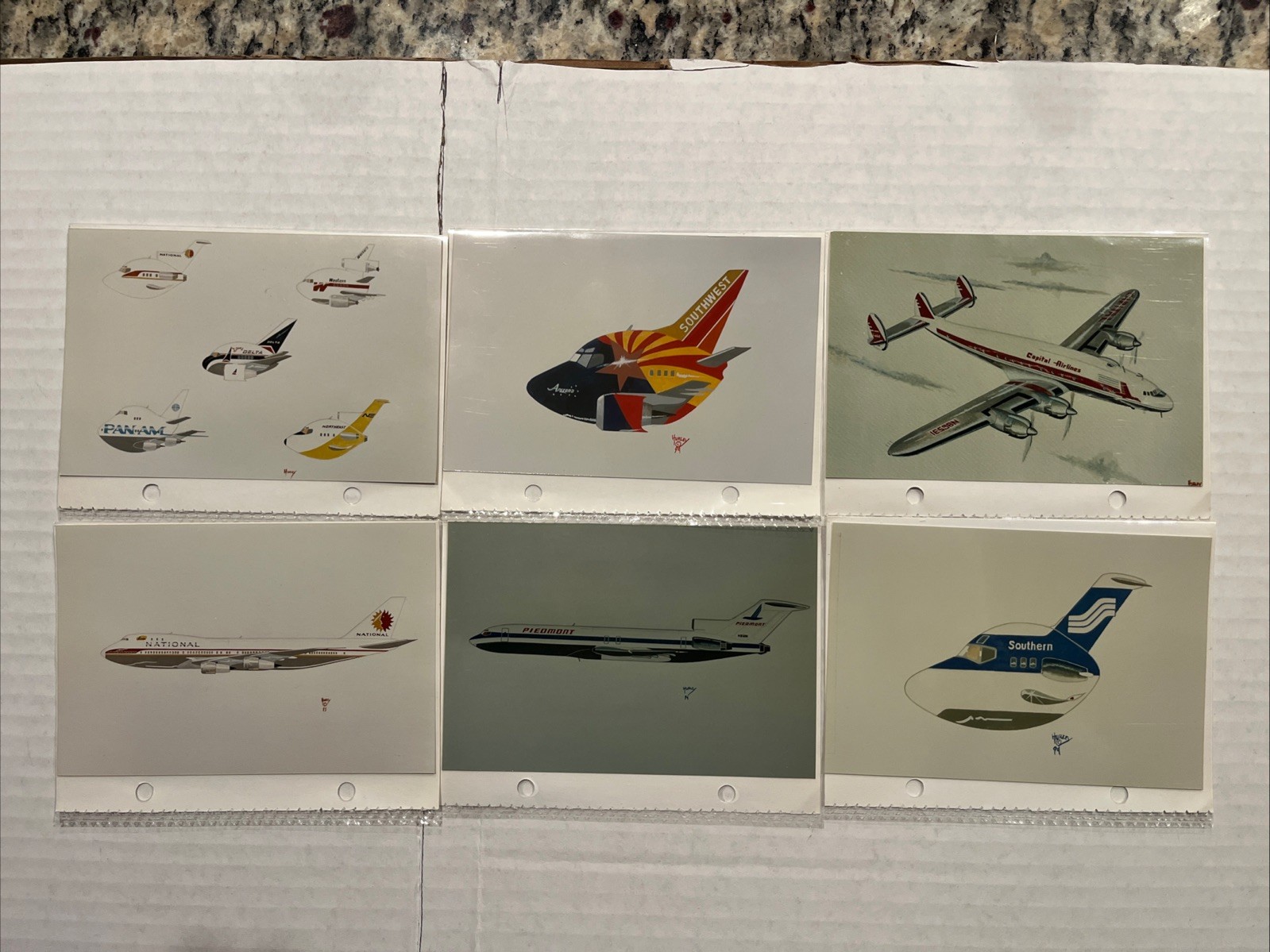 Vintage 4×6 by Hurley Signed & Art Prints (15 In The Lot)