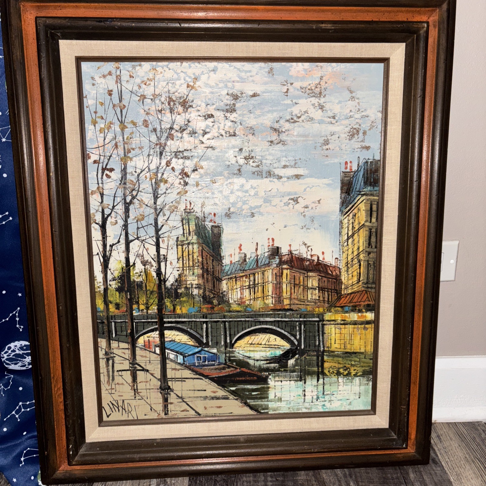 MCM ORIGINAL LINARI OIL PAINTING Merrill Chase Galleries
