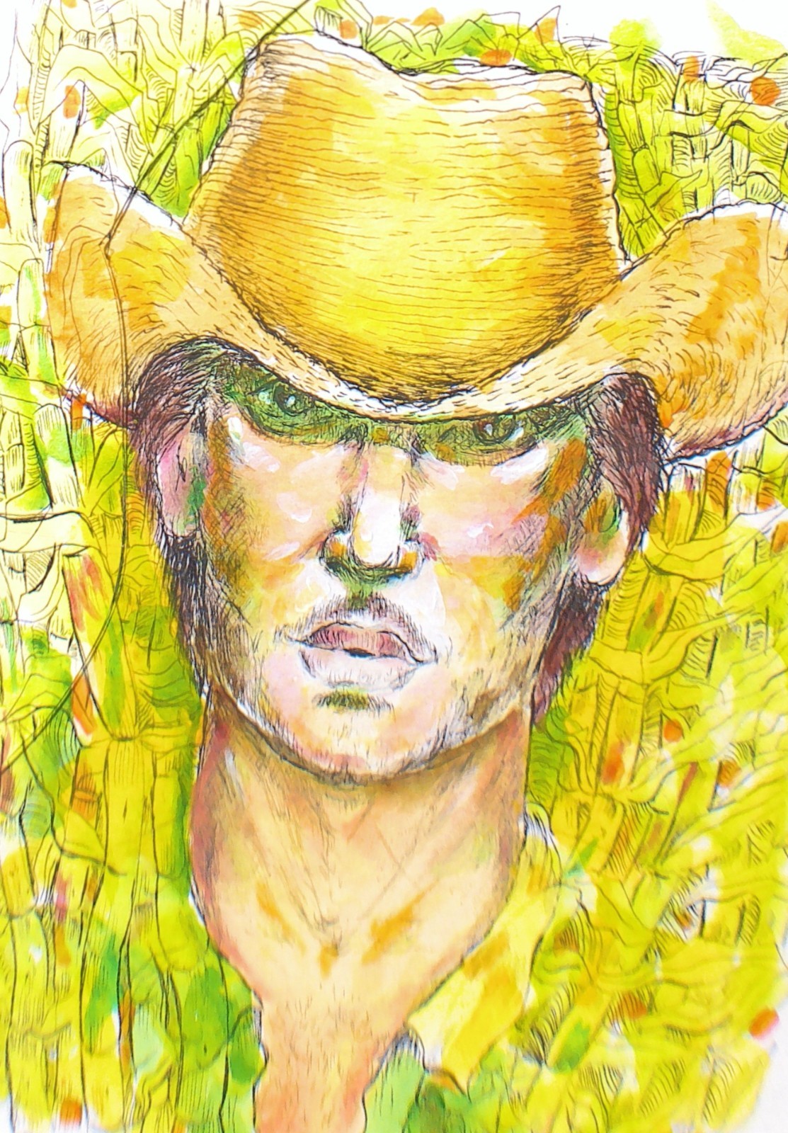 Miguel Ordoqui original art by International famous listed Cuban artist