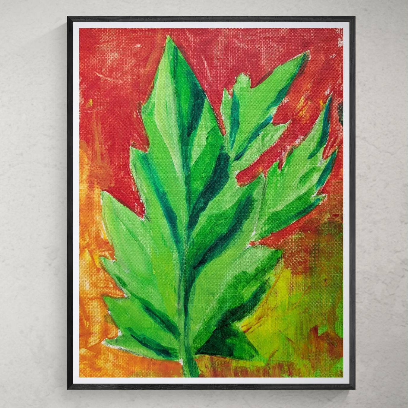 Original Art. Acrylic on Canvas Paper. 9×12 Inches. ‘QUICK STUDY: Spring’
