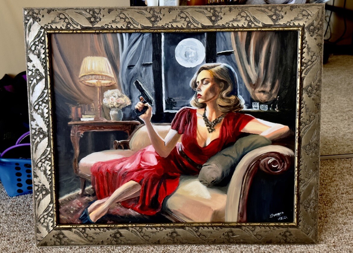 NO ONE CAN 20 X 16 Oil On Board By Joe Pomarico
