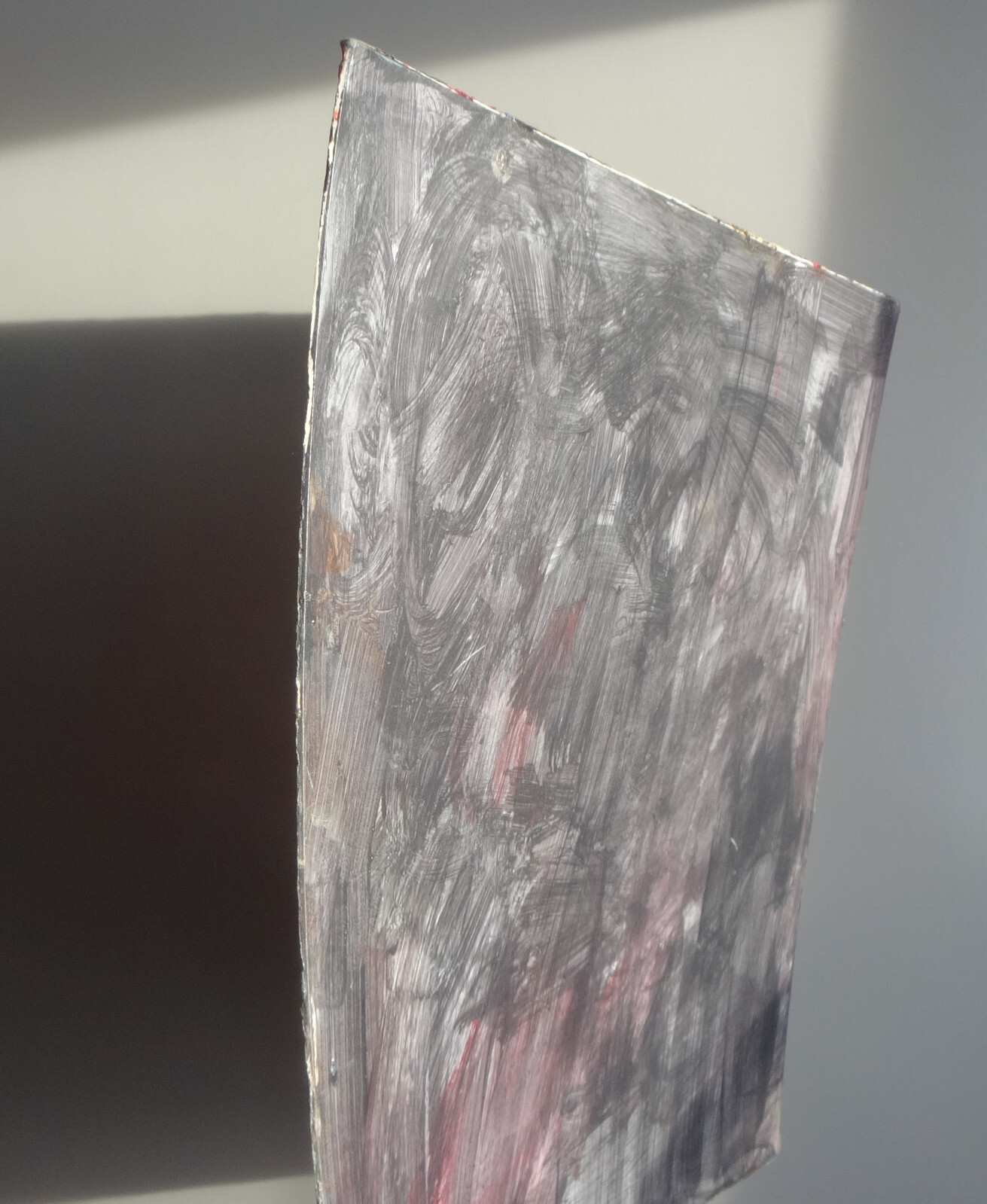 GERRY MILLER – Original Artwork «Reading Time» Oil Paint on Cardboard.40x40cm