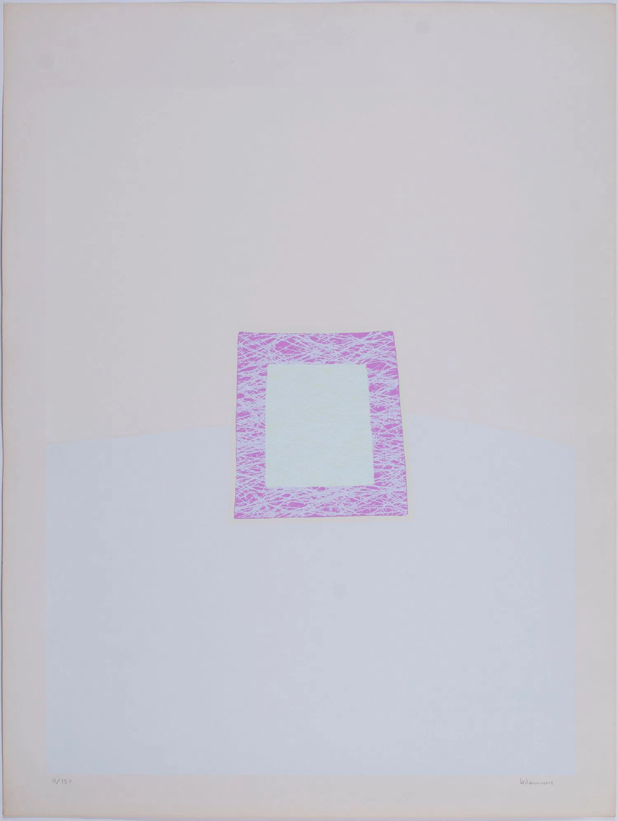 MODERN Artist Unidentified 20th Century / Color Lithograph Art, Signed 11/150