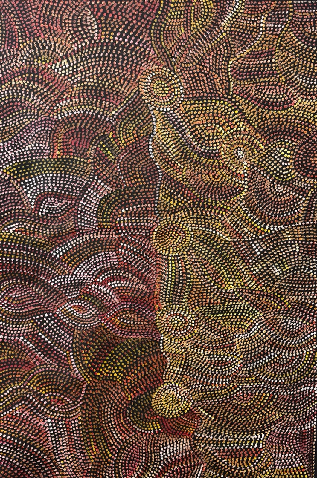 Joy Pitjara 💕Aboriginal Art 139cm X 94cm COA Supplied JP96-A
