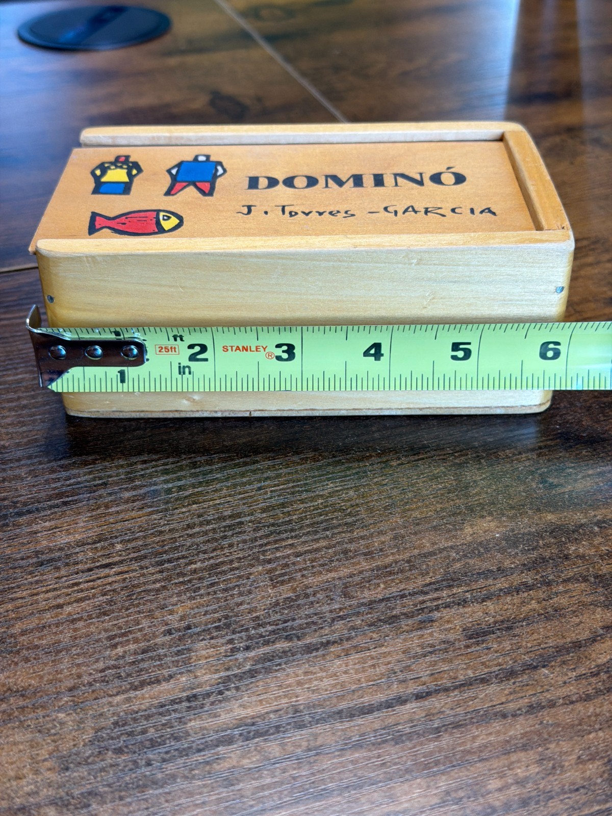 VTG MCM Limited Edition J. Torres-Garcia Wooden Domoino Set Art Work ~ Ex Cond.