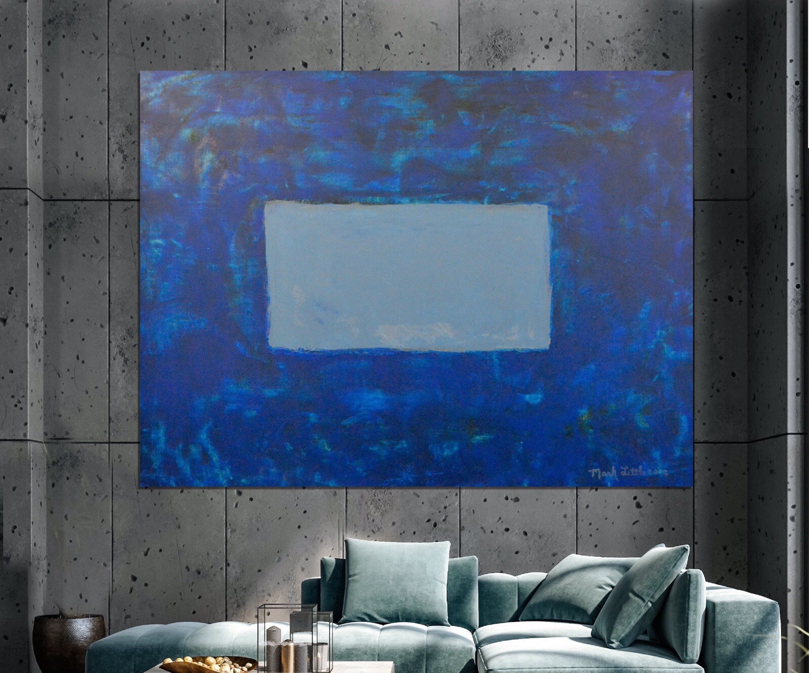 Mark Little original￼, Painting 81” X 62” Extra Large,Abstract,Action￼,PopXL