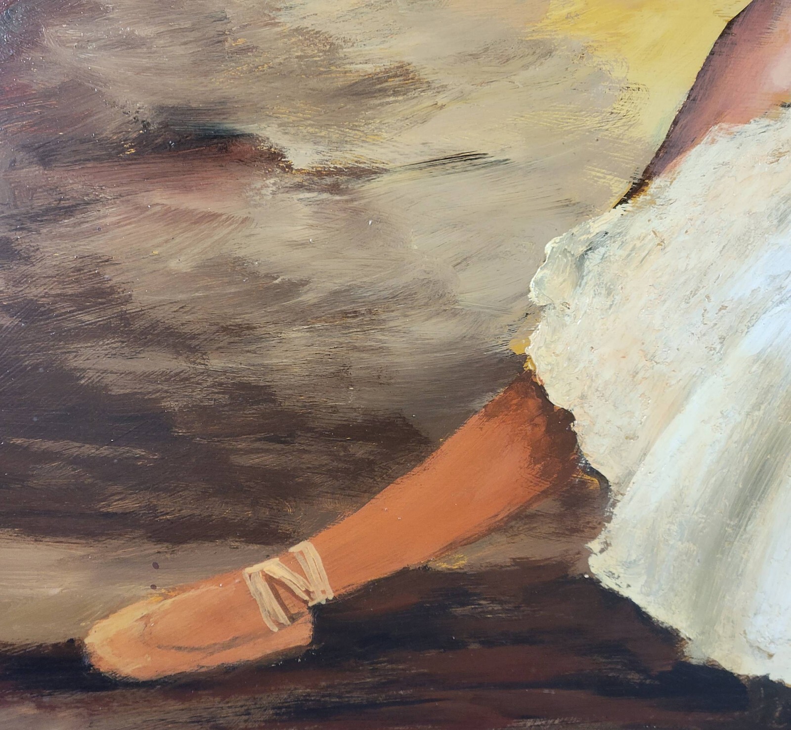 Harold Stephenson (Abruzzi) «Ballerina Girl» Original Oil Painting on Board