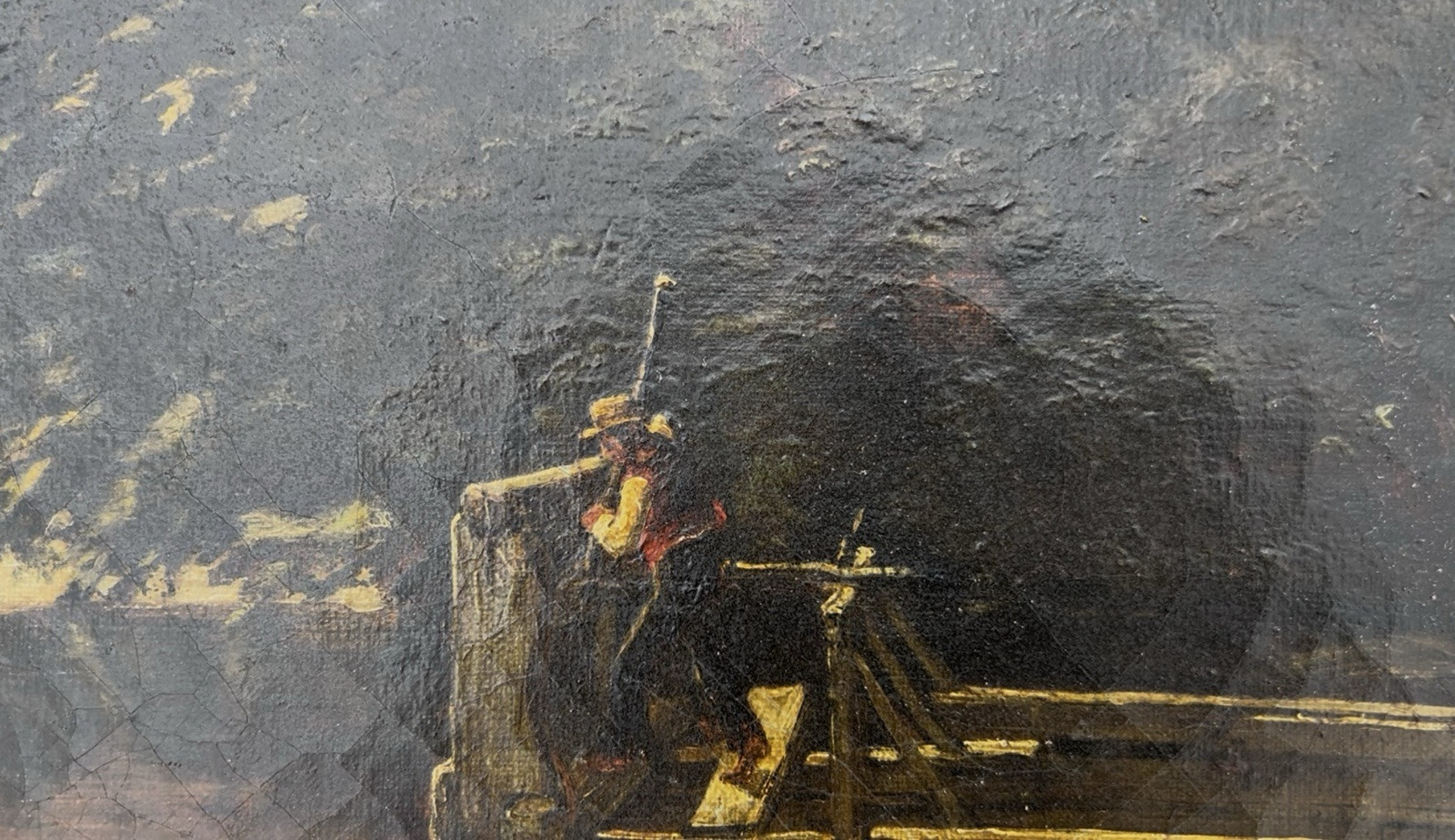 John Constable “The Lock,” East Bergholt, England, 1776-1837, “The Lock” 16×25”