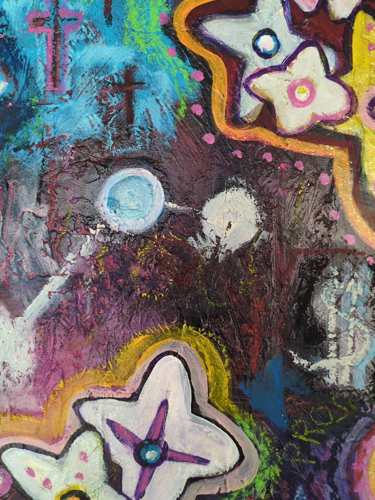 LONG LIFE, JOY, PROSPERITY – K. Bickman, White Tara 6′ x 11′ Exclusive Fine Art