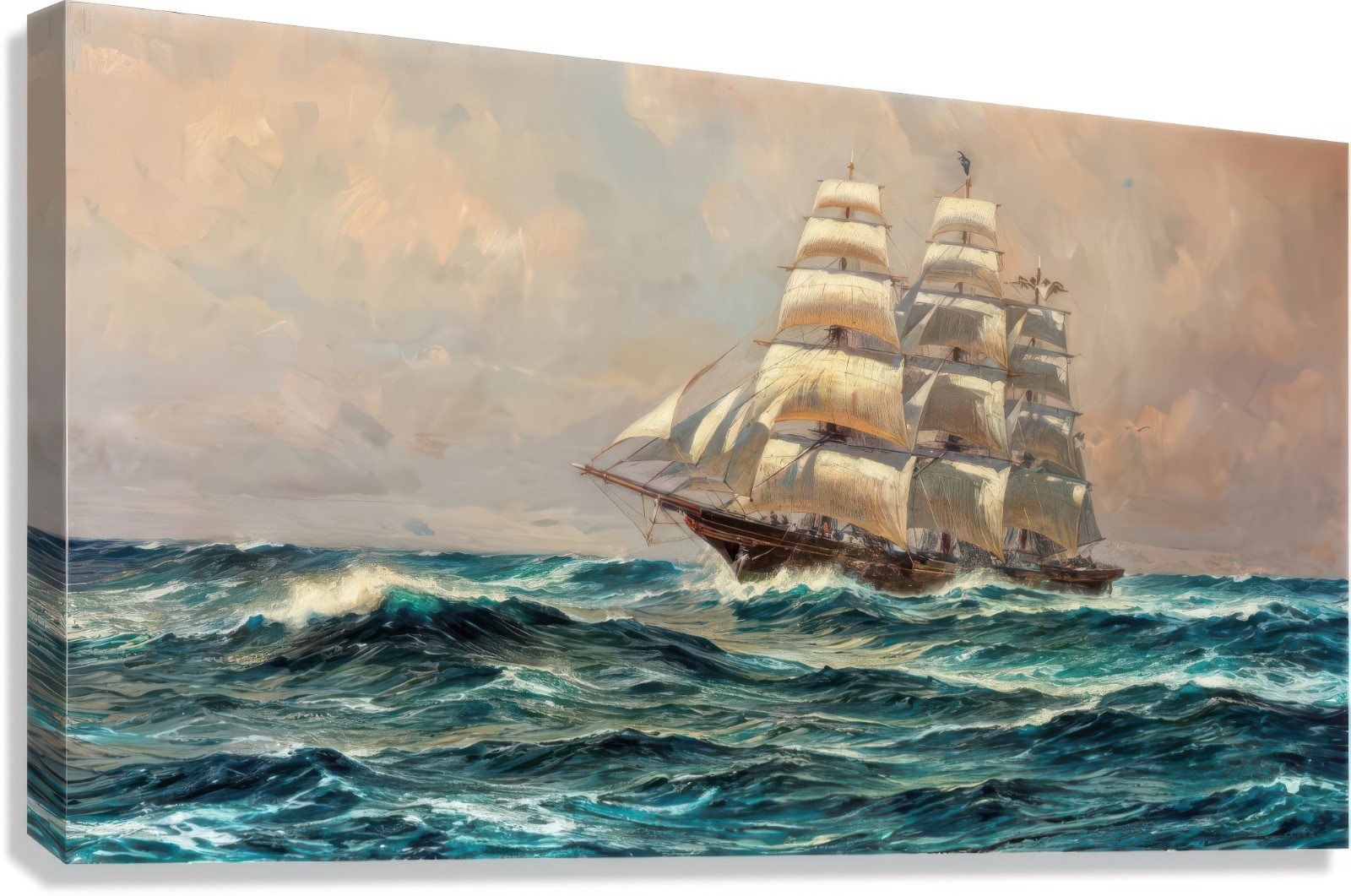 Claus Bergen Tea Clipper Nightingale Reproduction – Giclee Canvas/Paper/Stretche
