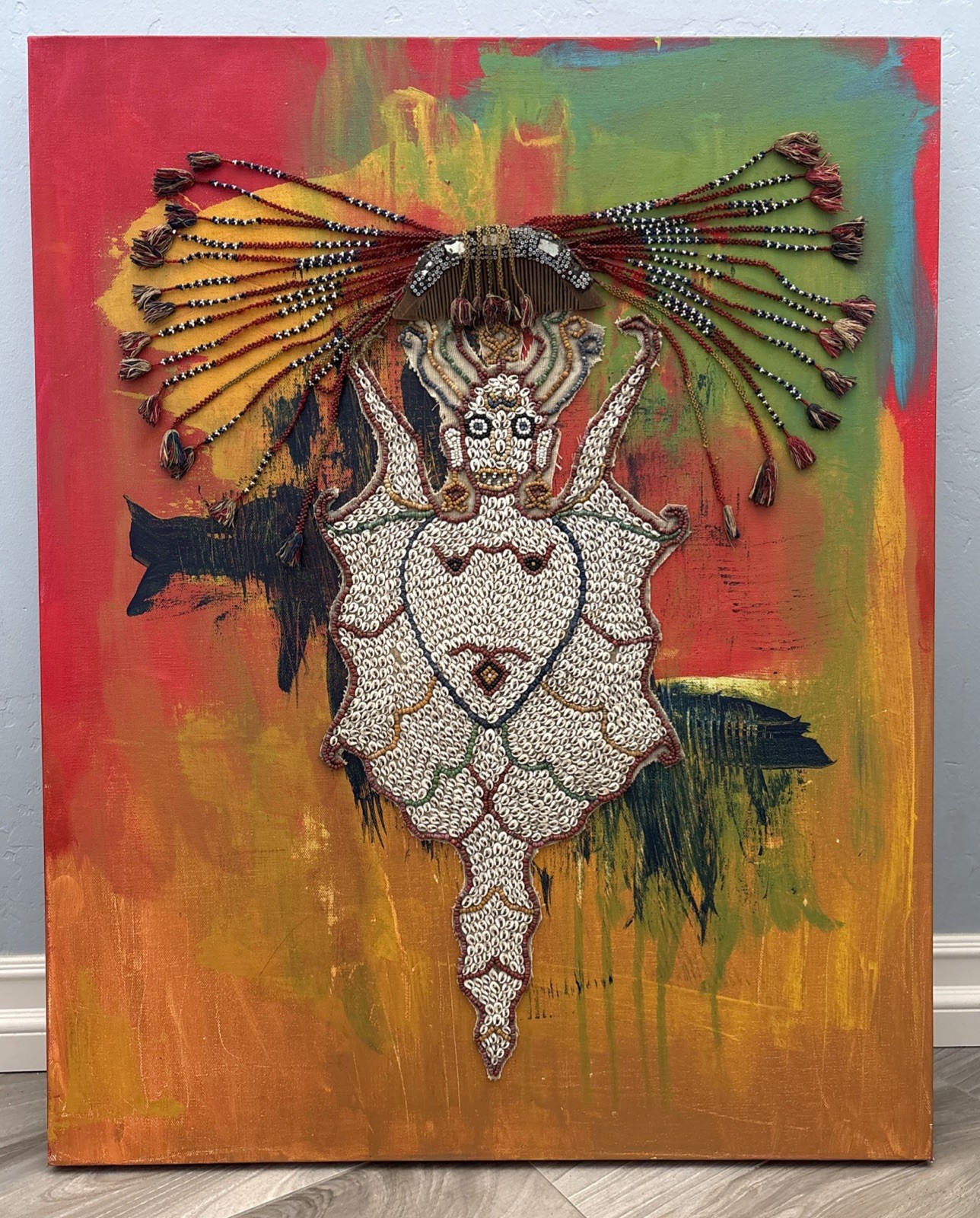 Barbara Chapman (San Diego, CA) Mixed Media Art Original Painting – 24” x 30”