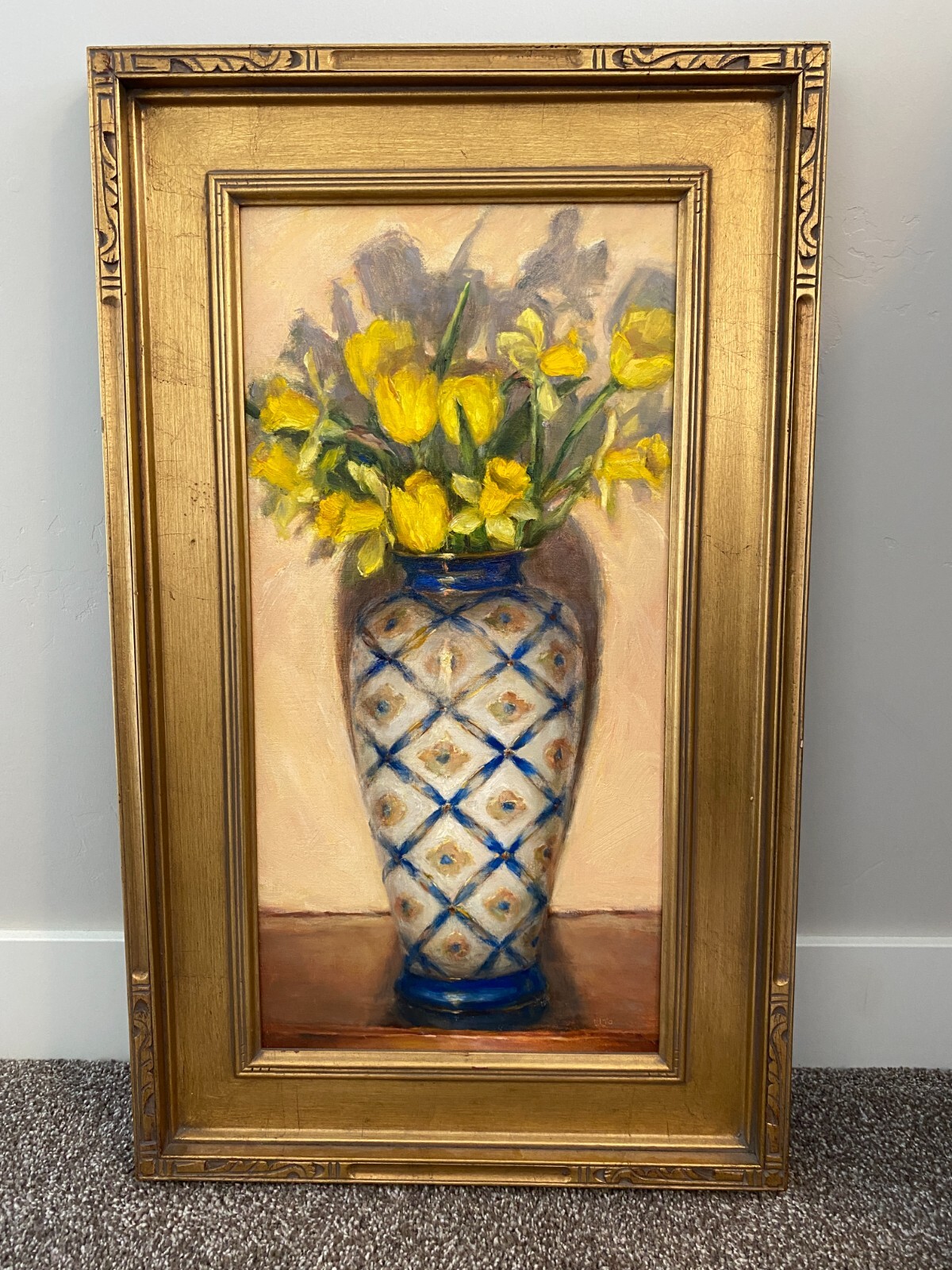 Teresa Vito Luminescence Oil on Linen Painting Framed