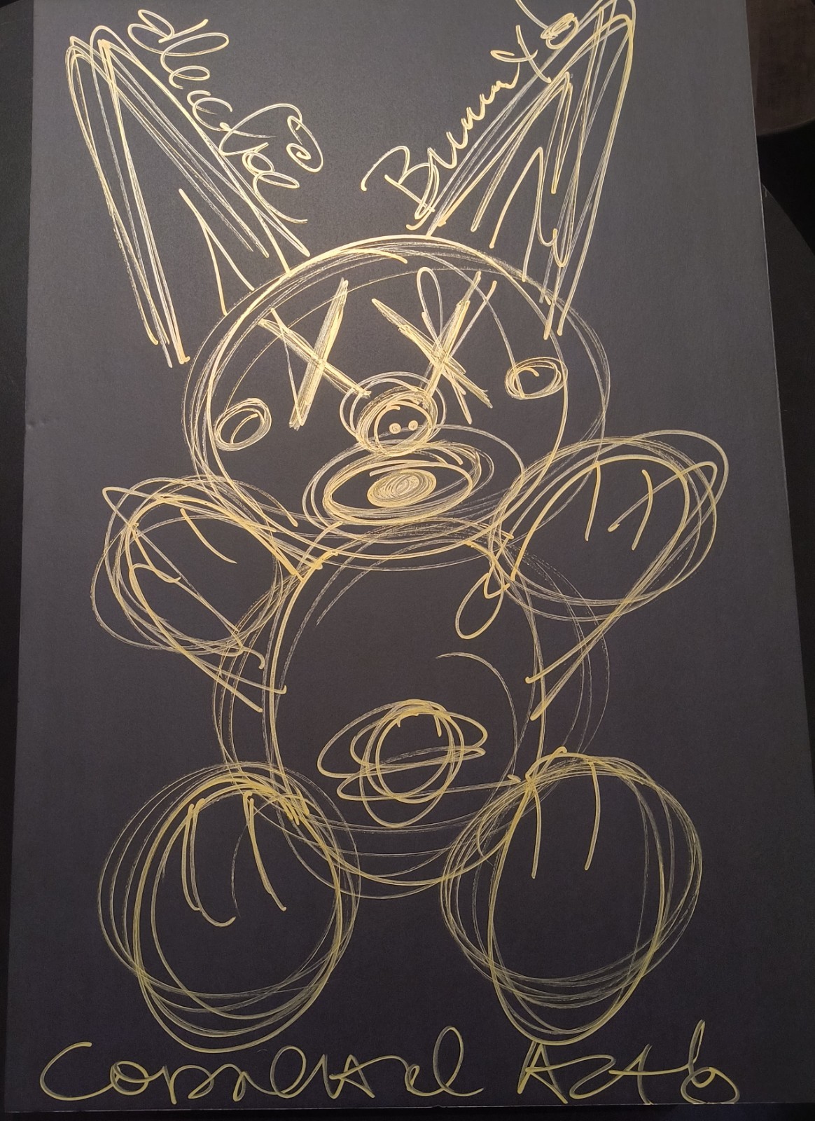 Trey Coppland Electric Bunny Signed 2026 Print 20×30 Unframed