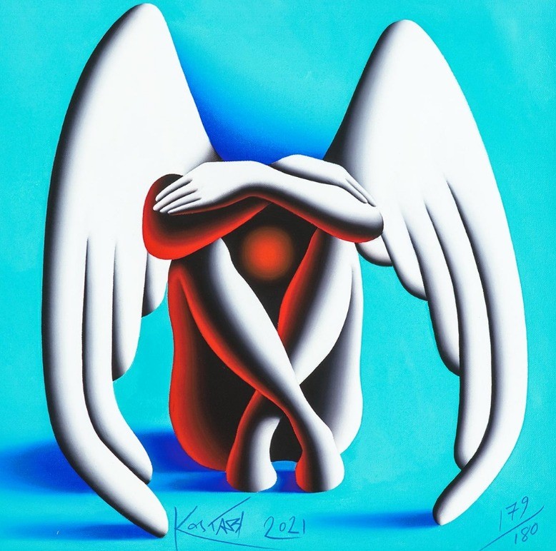 Mark Kostabi «Metaphysical Introspection» (2021) Limited Edition Giclee