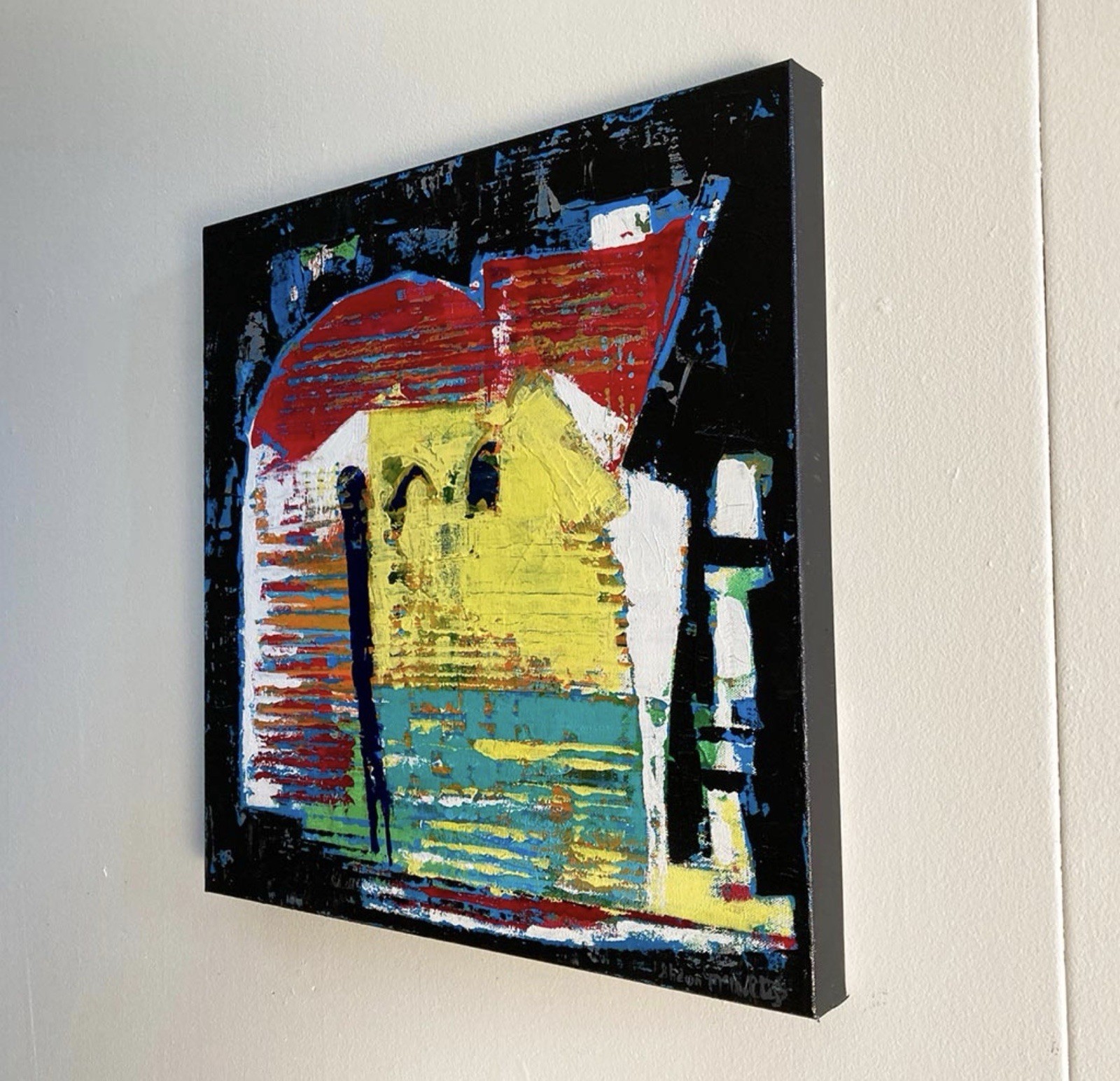 Shortline – Original Abstract Expressionist Painting by Shawn McNulty 20″ x 20″