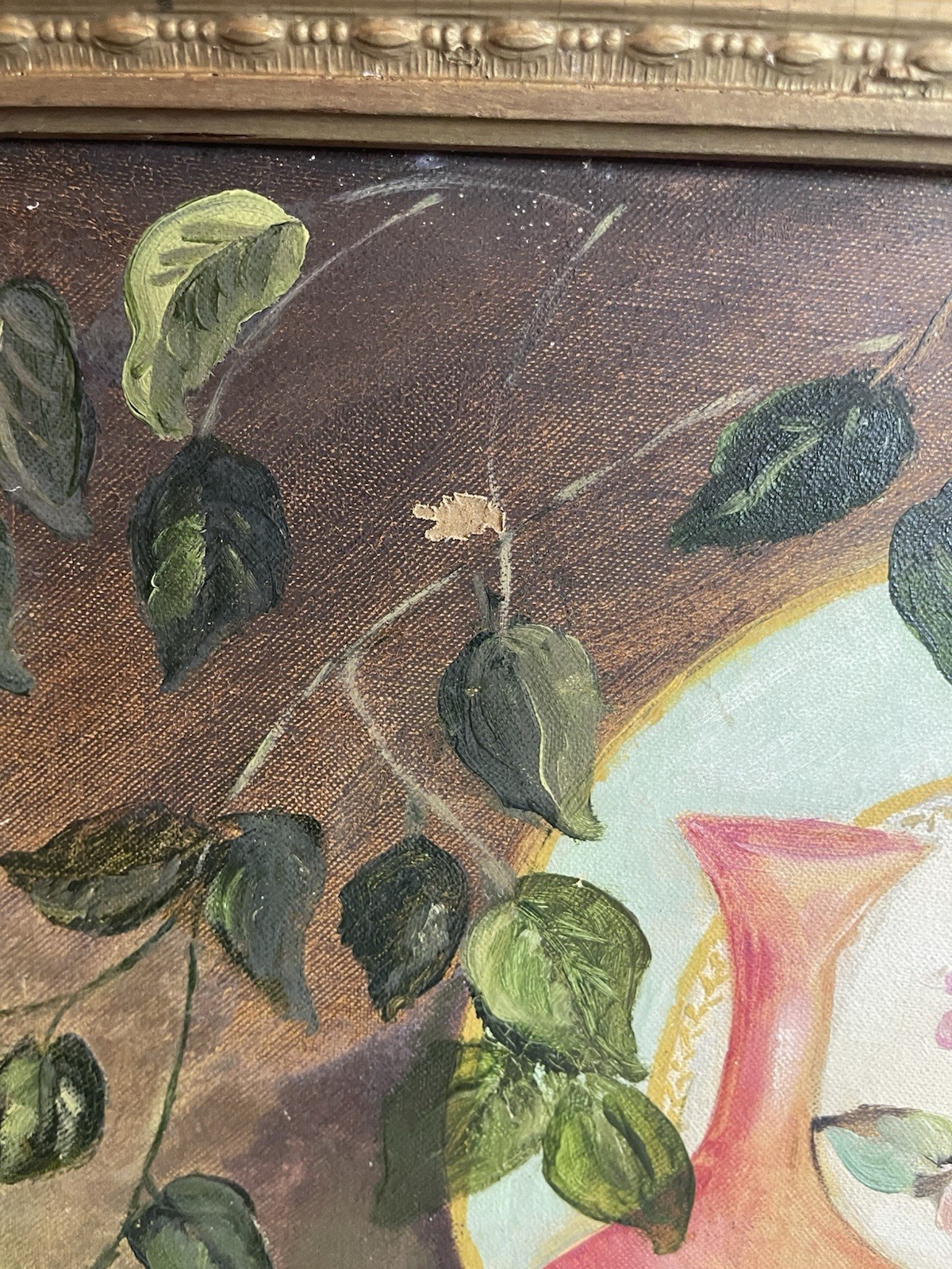 VTG Original Oil Painting “Antique Collection” Signed Rae Varian LaCrosse 1958