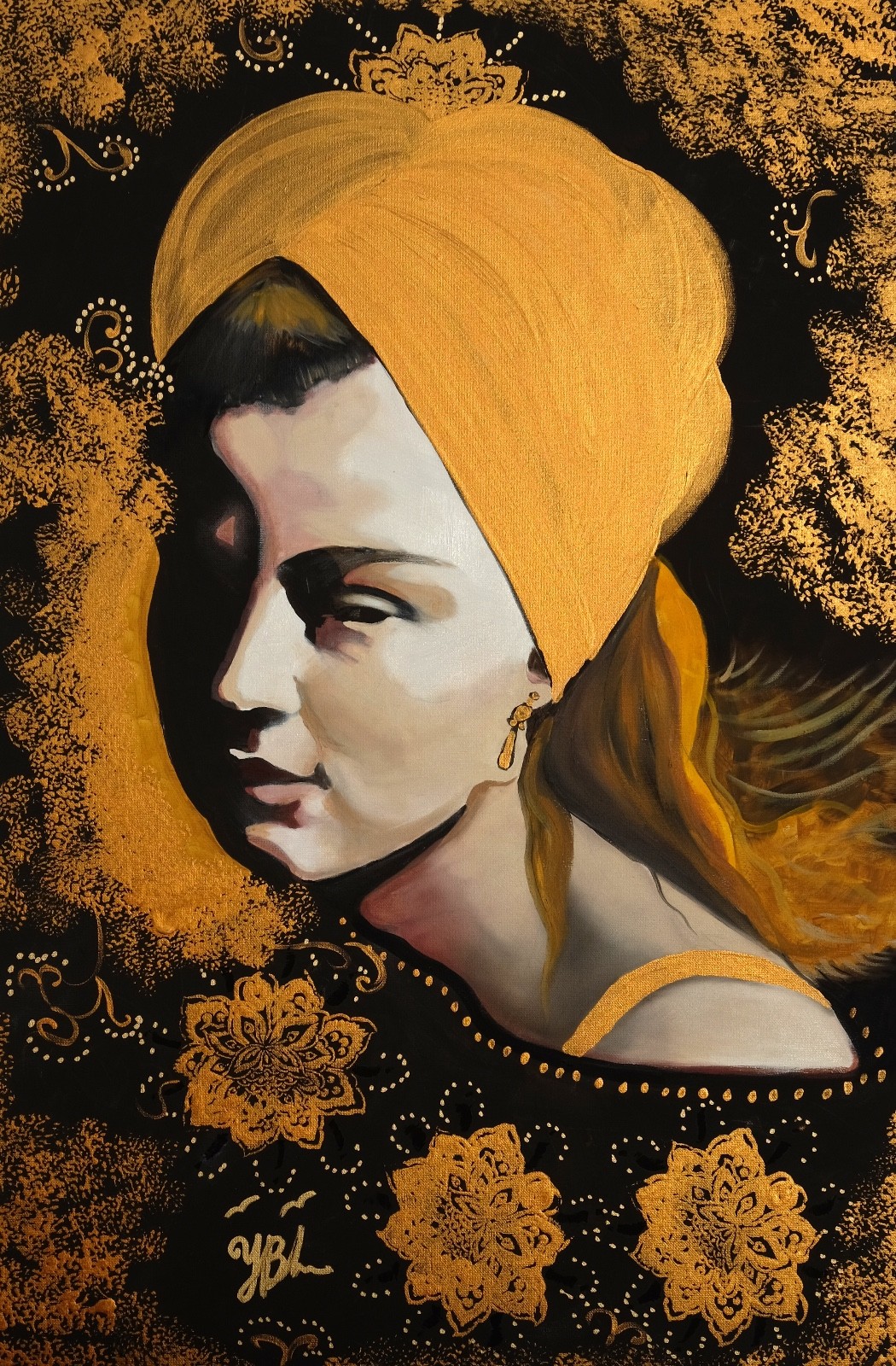 Art, Painting, «Playful 3″ Giclee on Canvas 22″ x 33» by Yelena Berzon