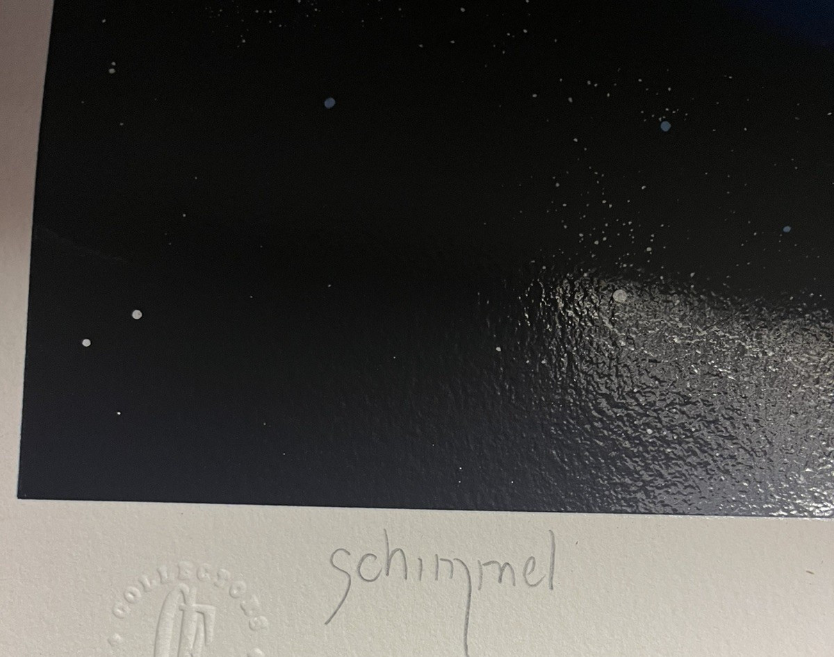 WILLIAM SCHIMMEL SERIGRAPH OUR HOME TOO » SEALS» SIGNED AND NUMBERD «AP 51/60»
