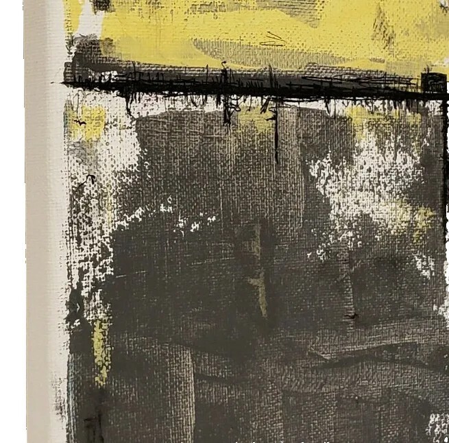 No.942 Original Abstract Modern Minimal Contemporary Painting By K.A.Davis