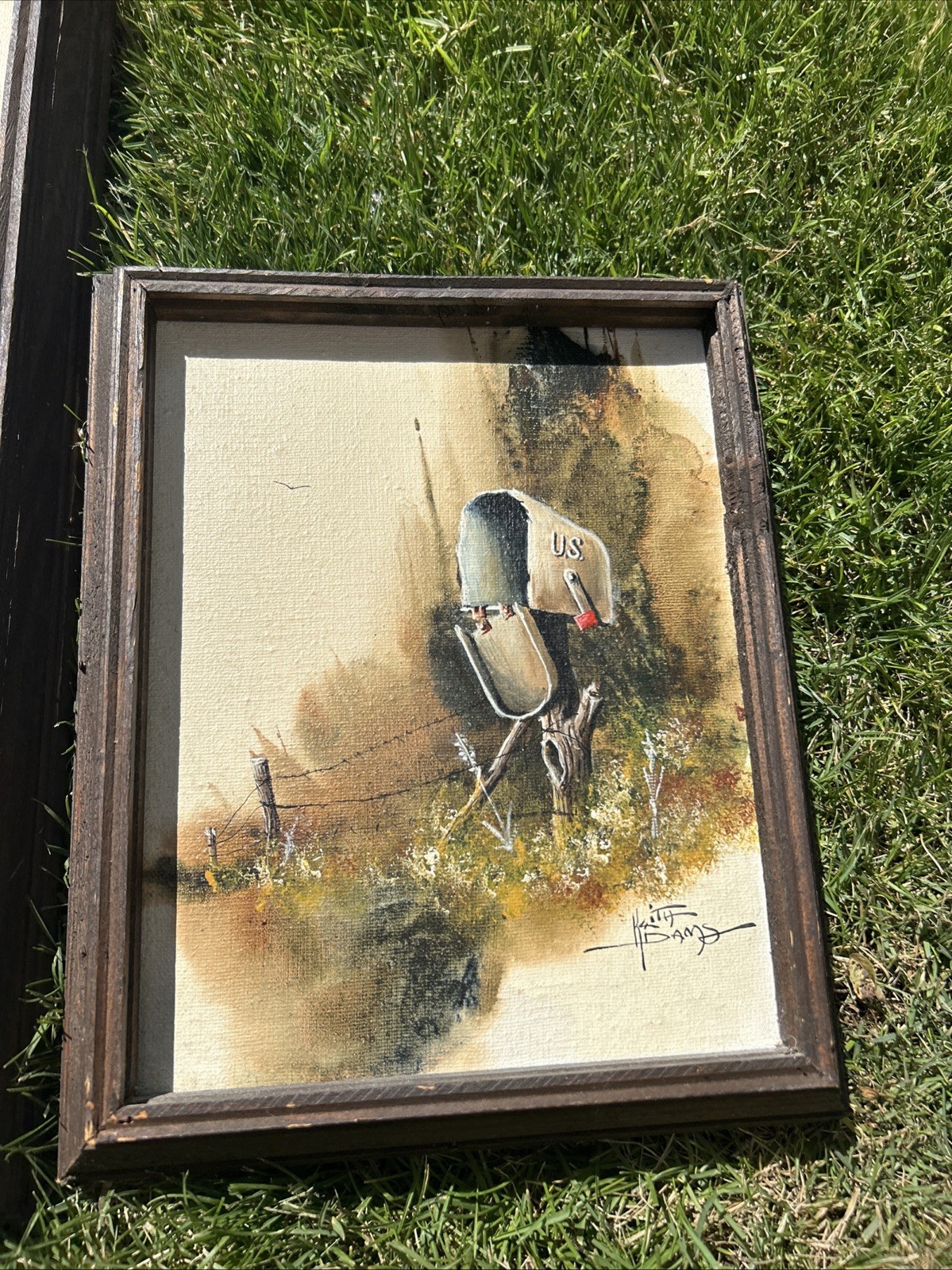 VINTAGE 3 PAINTINGS KEITH WINTERHAWK ADAMS BEAUTIFUL