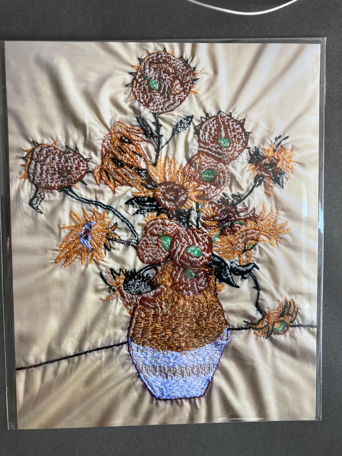 Art, Embroidery, Needle Work, Handmade 32×26