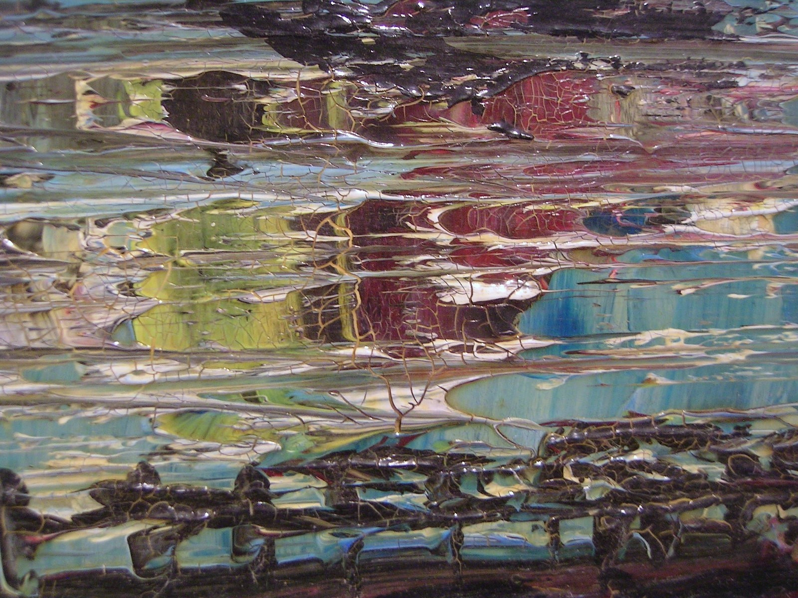 Morris Katz Original Painting 17×21 Signed Art 1993