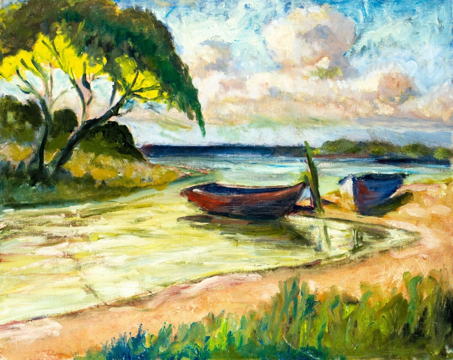Thelma Thal (NY,1903-2001) oil painting 128608