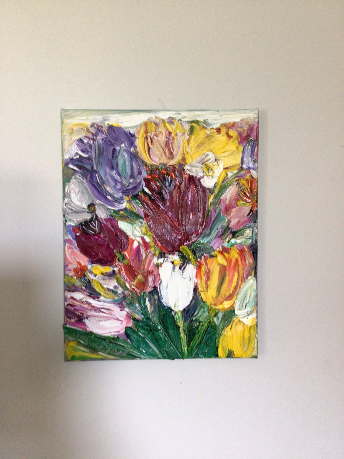 Tulips 2. Original Oil Pairing