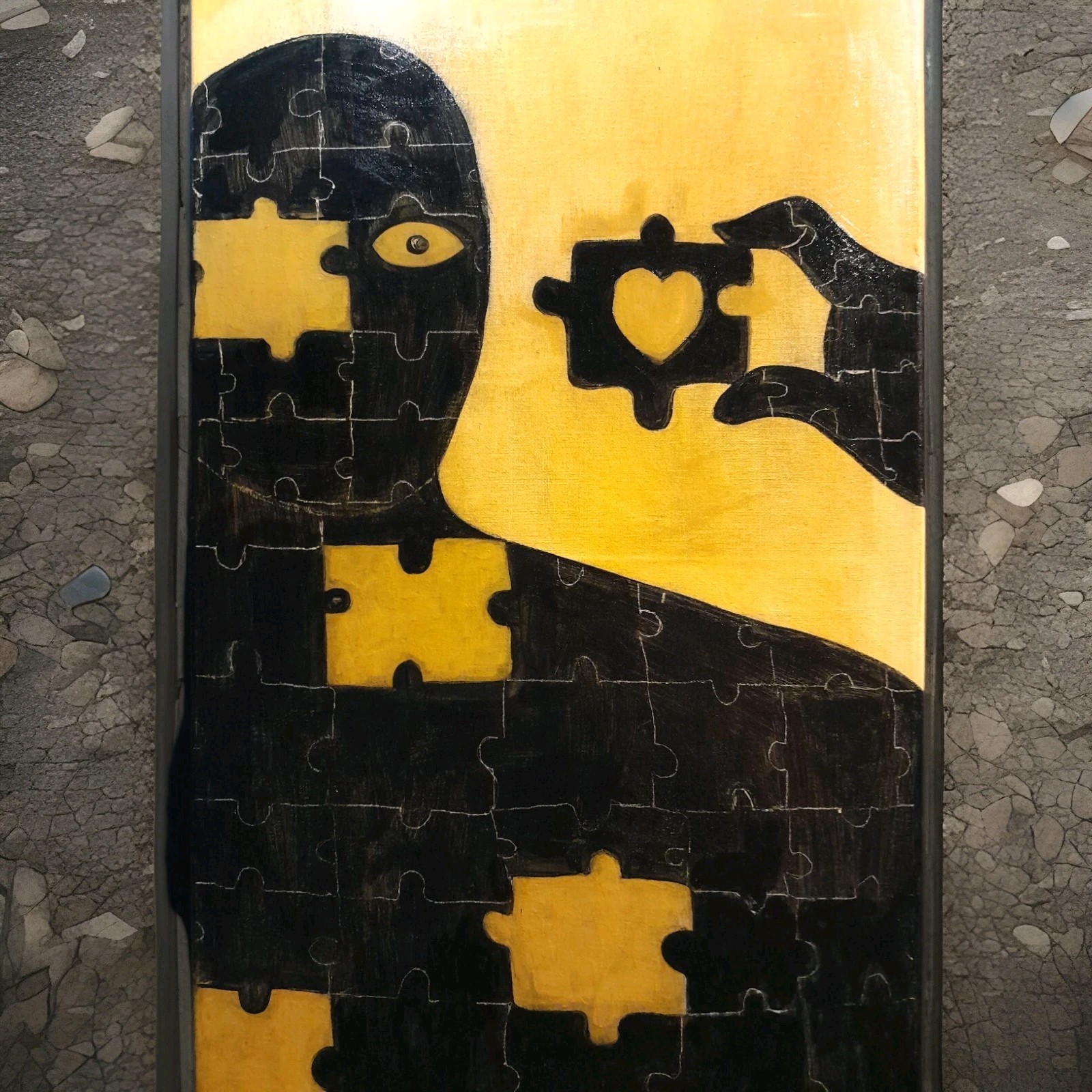 Oil On Canvas Painting (15×30)