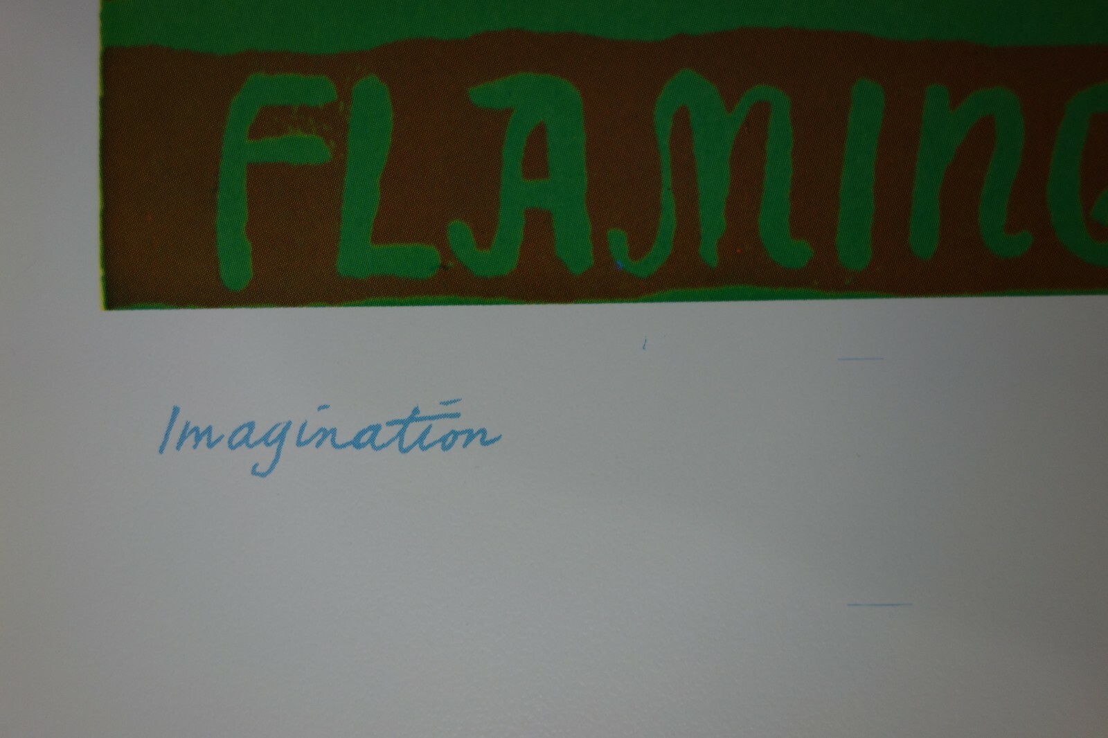 1968 Imagination Poster Lucia Capacchion Pearce LooArt #913 USA Peace Signed Art