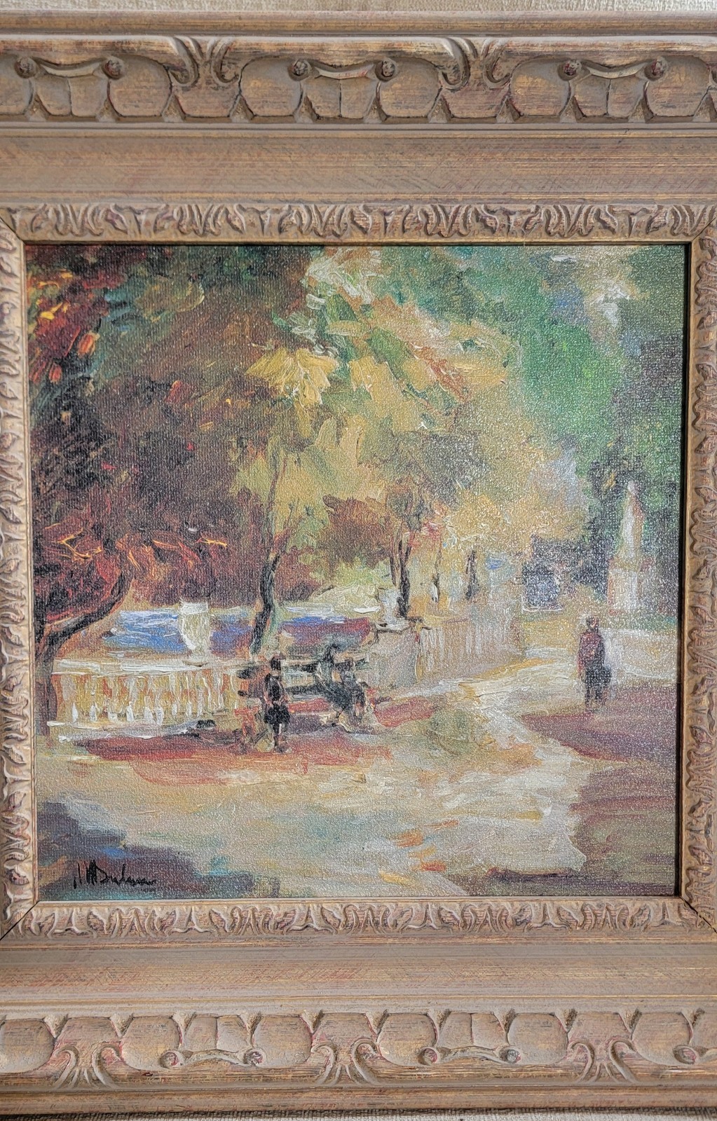 $850 ORIGINAL GICLEE PAINTING LANDSCAPE PARK SCENE SHADOW CATCHERS Park III