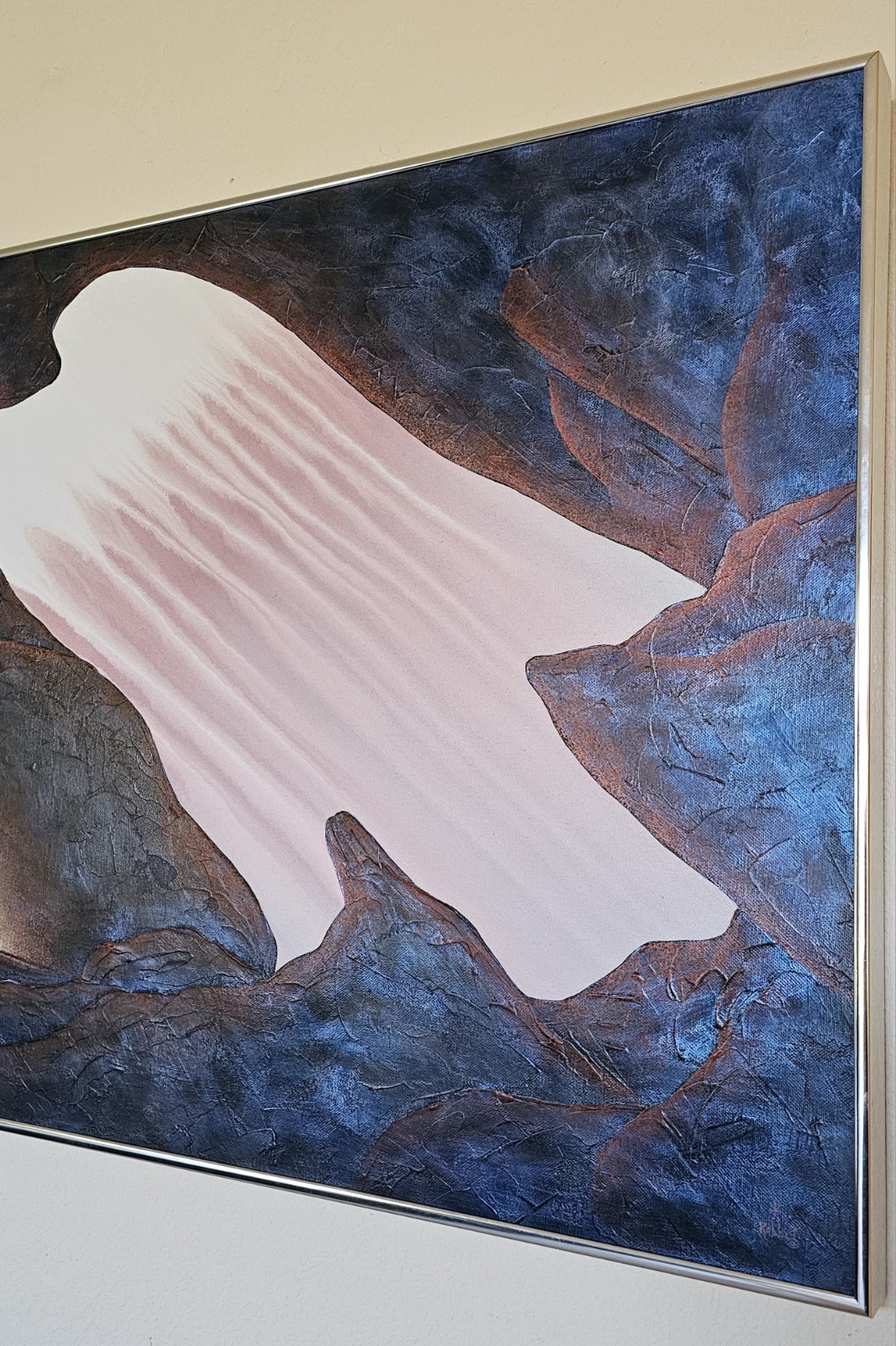 William Bill Rabbitt Kolanv Raven and the First Fire 37×26 Acrylic On Canvas
