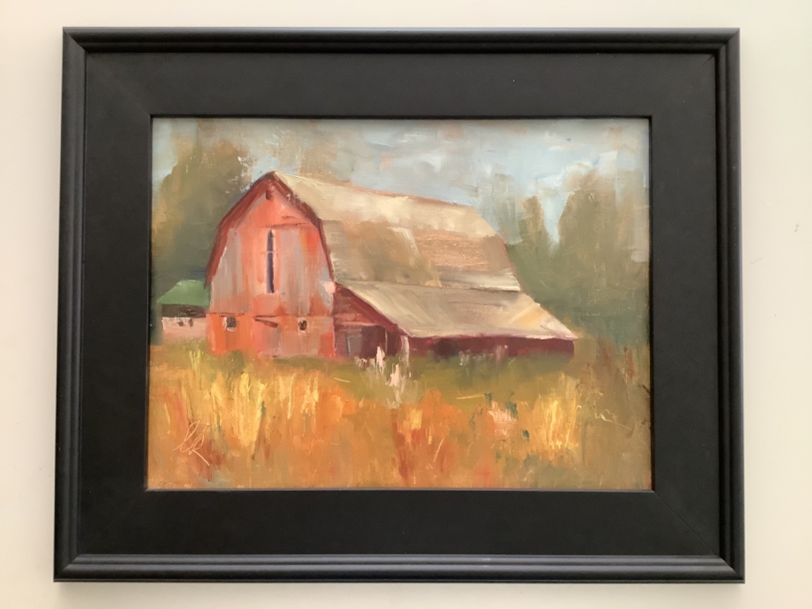 Original Signed Oil Painting Landscape 21.5 x 17.5” by WI artist Louise Kubista