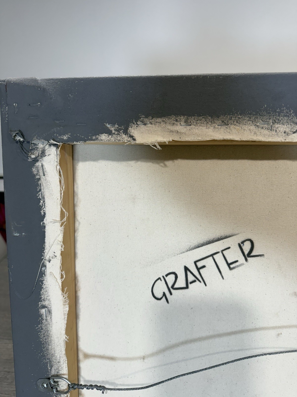 GRAFTER Original Signed “Splash” Canvas Modern Contemporary Art 40 By 30 Inches