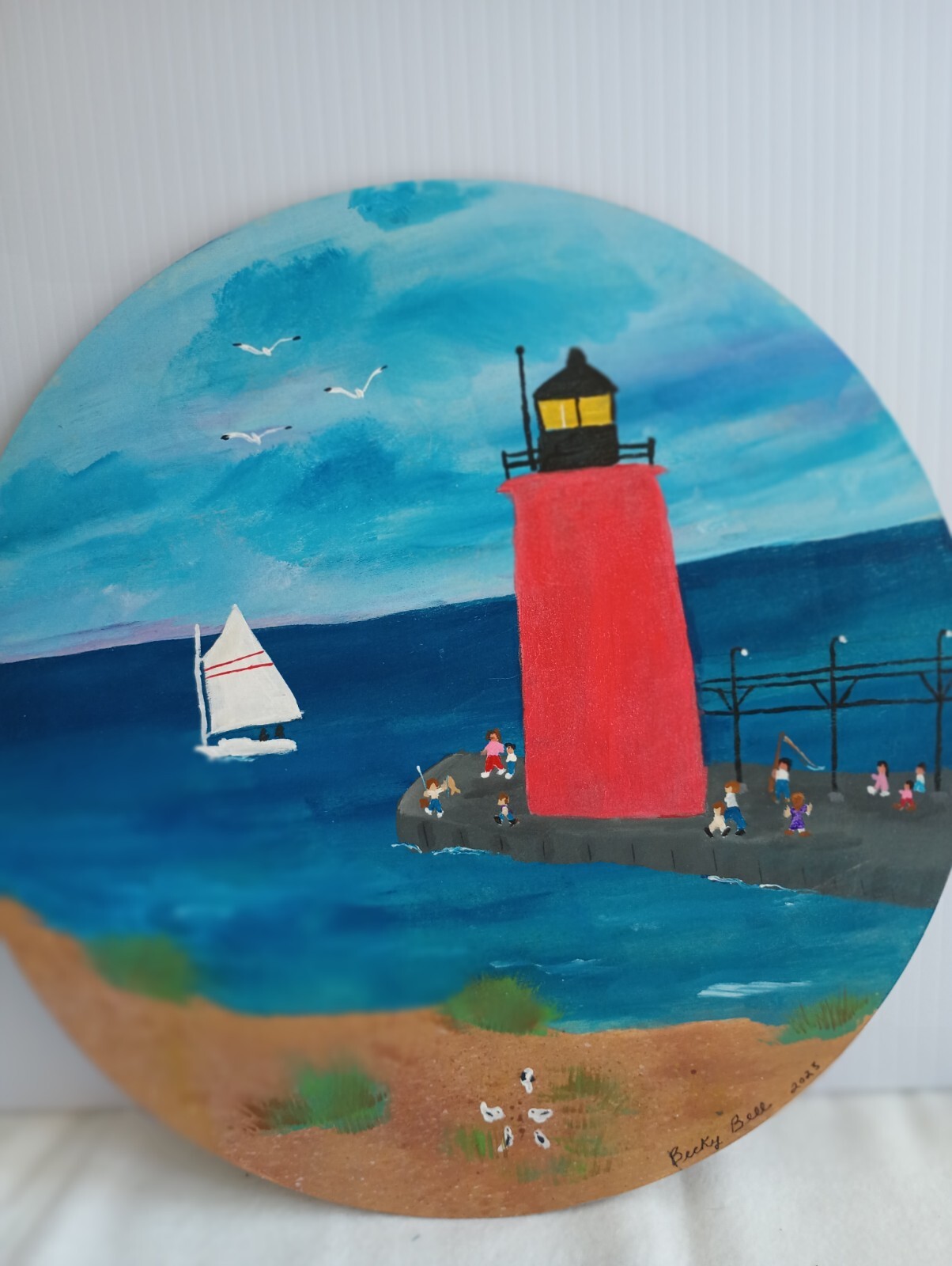 12″Circle South Haven Michigan Lighthouse